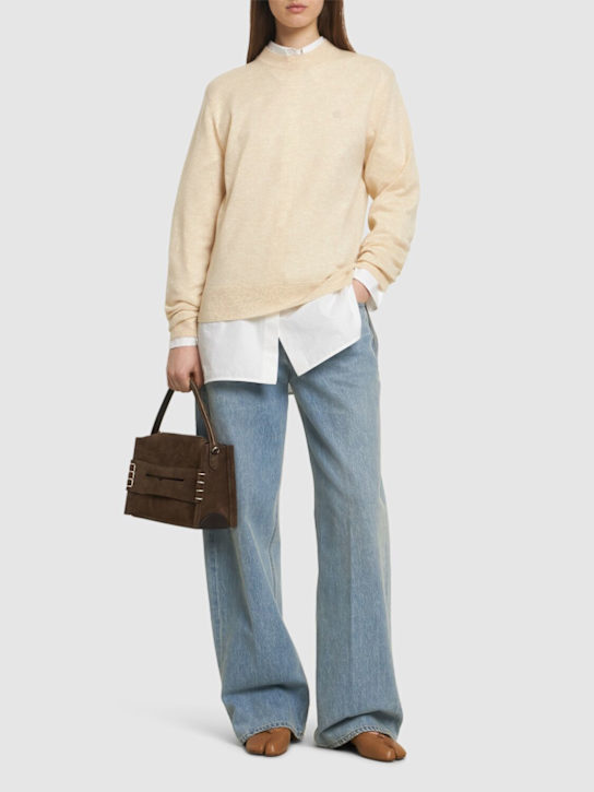 Acne Studios: Kalas Yak crewneck sweater - women_1 | Luisa Via Roma