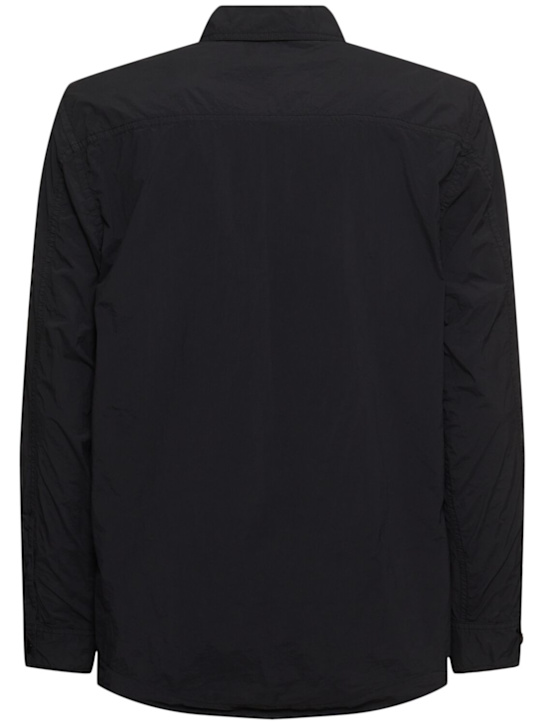 Stone Island: Ghost shirt - Black - men_3 | Luisa Via Roma