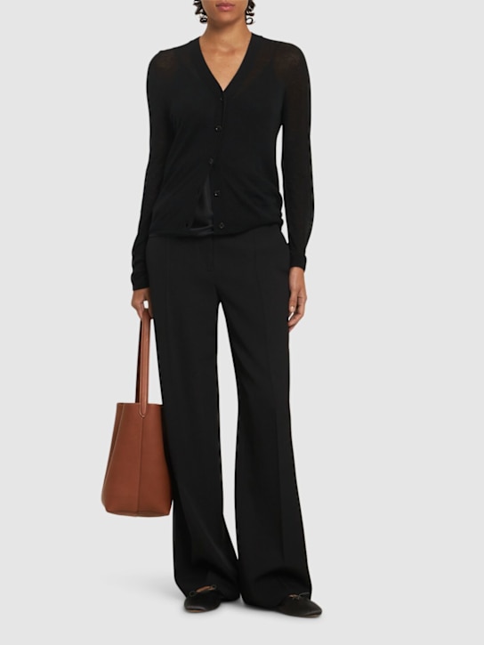 Max Mara: Derrik wool gauze cardigan - women_1 | Luisa Via Roma