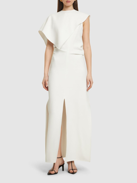 Proenza Schouler: Selene弹力粘胶纤维连衣裙 - 米白色 - women_1 | Luisa Via Roma