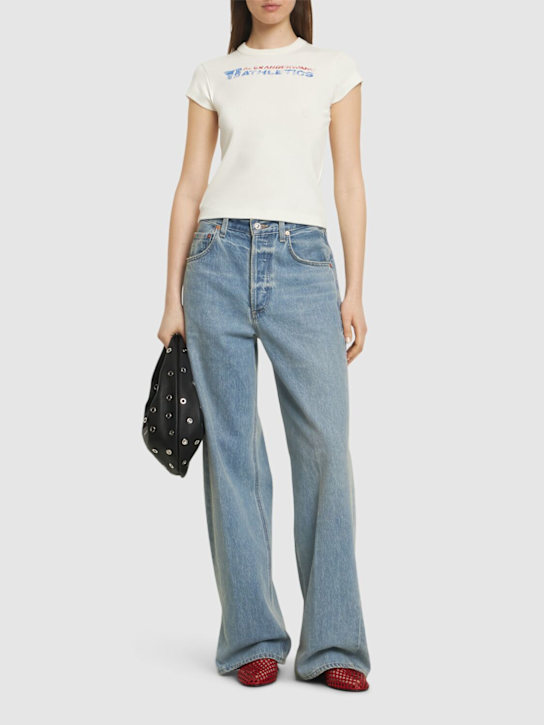 Alexander Wang: Graphic baby cotton t-shirt - women_1 | Luisa Via Roma