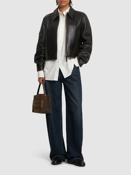 LOW CLASSIC: Leather jacket - women_1 | Luisa Via Roma