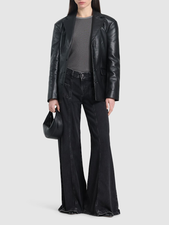 Diesel: D-Akii wide low rise jeans - women_1 | Luisa Via Roma