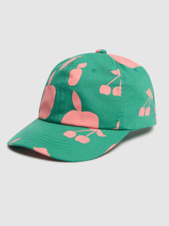 Jellymallow: フルーツ柄 コットン野球帽 - グリーン - kids-girls_1 | Luisa Via Roma
