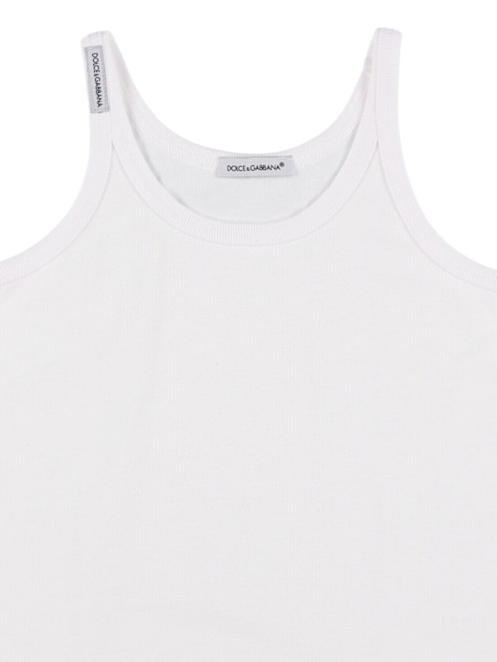 Dolce&Gabbana: Set of 2 cotton tank tops - kids-boys_1 | Luisa Via Roma