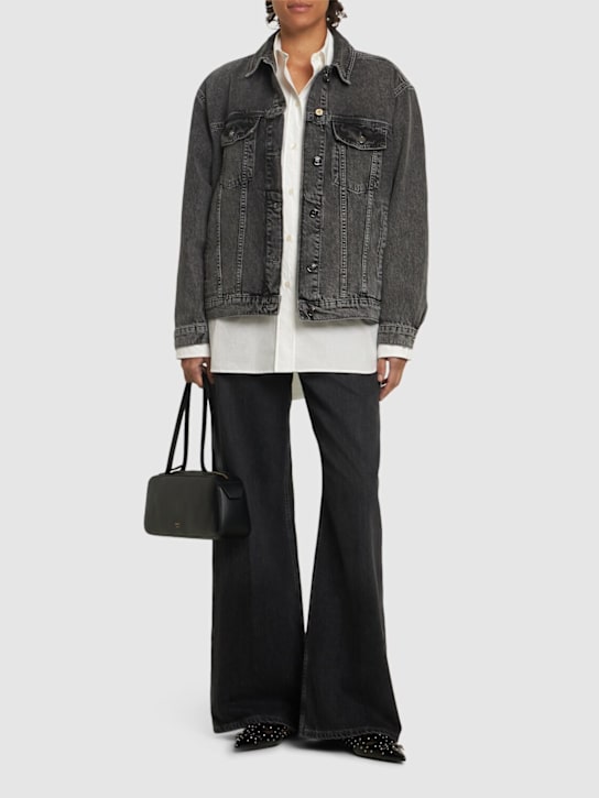 ANINE BING: Rory denim jacket - women_1 | Luisa Via Roma