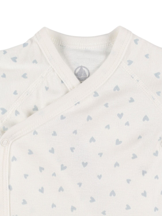 Petit Bateau: Set of 3 cotton jersey bodysuits - kids-boys_1 | Luisa Via Roma