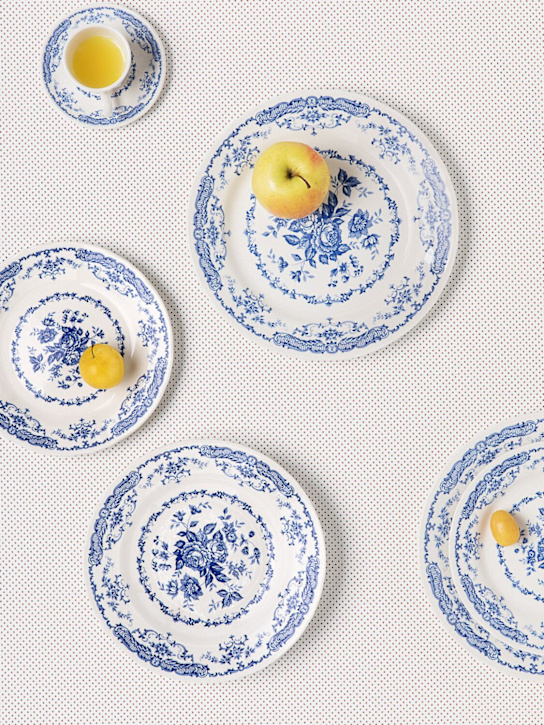 Bitossi Home: Set of 6 Rose fruit plates - Blue - ecraft_1 | Luisa Via Roma