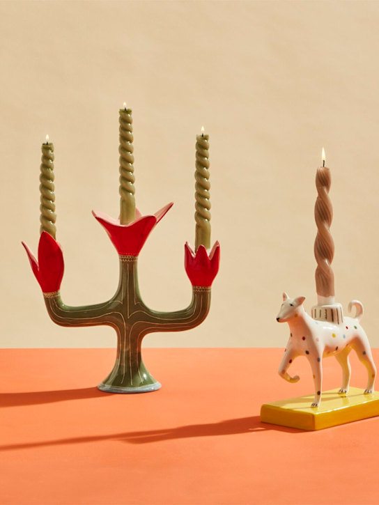 Bitossi Home: Linfa candleholder - Multicolor - ecraft_1 | Luisa Via Roma