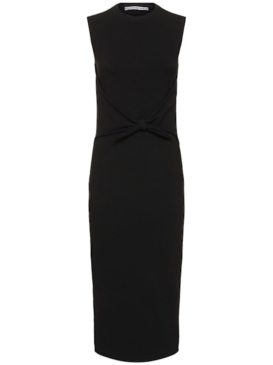 Alexander Wang: Muscle tank maxi dress w/ knot - women_0 | Luisa Via Roma