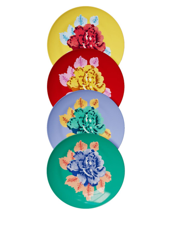 LISA CORTI: Set of 4 Dessert plates - ecraft_0 | Luisa Via Roma