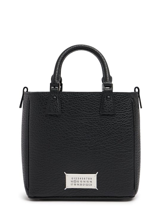 Maison Margiela: 5AC Tote Vertical grained leather bag - women_0 | Luisa Via Roma