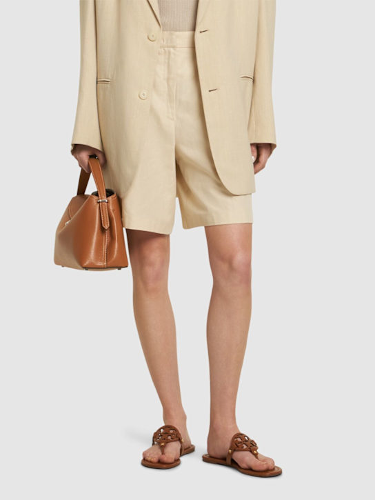 Tory Burch: 10mm Miller leather sandals - Vntg Vaccheta - women_1 | Luisa Via Roma