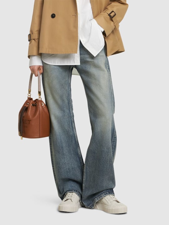 Marc Jacobs: The Low Top leather sneakers - Cotton White - women_1 | Luisa Via Roma
