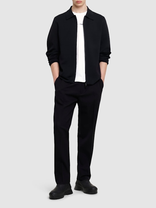 Alphatauri: Overshirt Fanoa - Nero - men_1 | Luisa Via Roma