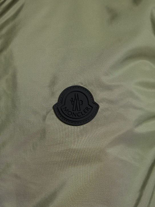 Moncler: Moretan nylon vest - Sage Green - men_4 | Luisa Via Roma