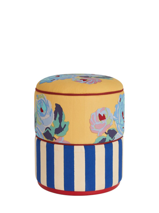 LISA CORTI: Pouf Nizam Stripes - Multicolore - ecraft_0 | Luisa Via Roma