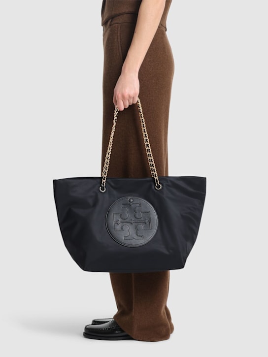 Tory Burch: Ella Chain nylon tote bag - women_1 | Luisa Via Roma
