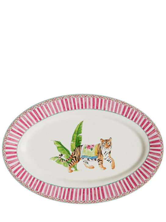 LISA CORTI: Sariska oval tray - ecraft_0 | Luisa Via Roma