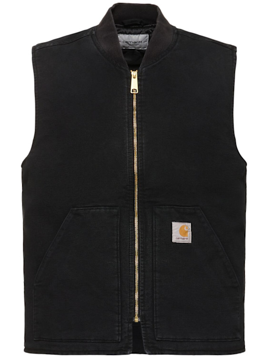 Carhartt WIP: Dearborn canvas classic vest - men_0 | Luisa Via Roma