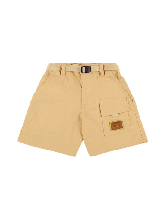 Patagonia: Recycled nylon ripstop shorts - Beige - kids-boys_0 | Luisa Via Roma