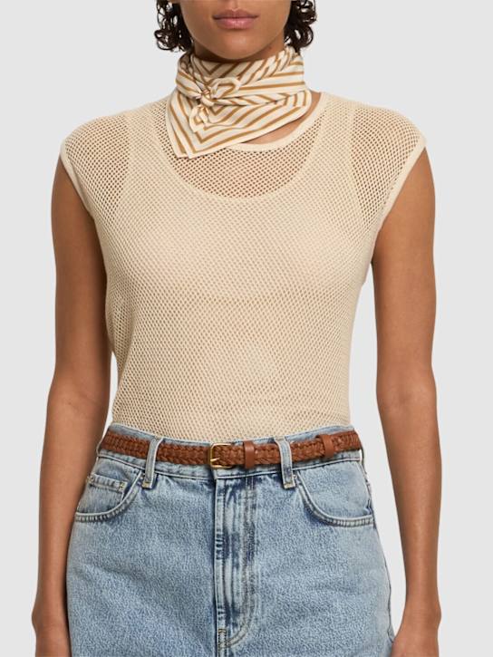 Soeur: Cahors leather belt - women_1 | Luisa Via Roma