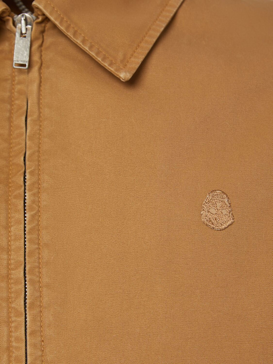 McQueen: Embellished washed cotton jacket - men_4 | Luisa Via Roma