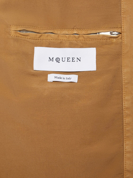 McQueen: Embellished washed cotton jacket - men_5 | Luisa Via Roma