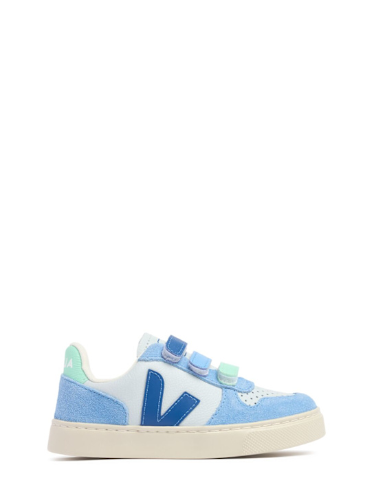 Veja: V10 クロムフリーレザースニーカー - ブルー - kids-boys_0 | Luisa Via Roma