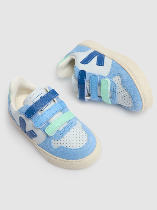Veja: V10 クロムフリーレザースニーカー - ブルー - kids-boys_1 | Luisa Via Roma