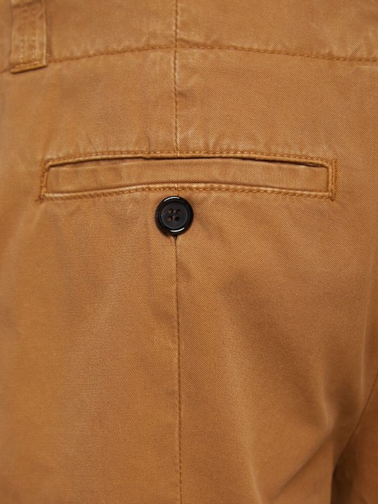McQueen: Bumster cotton chino pants - Sand - men_4 | Luisa Via Roma