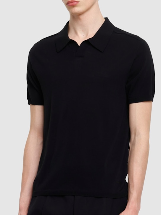 Alphatauri: Fassa polo - Black - men_2 | Luisa Via Roma