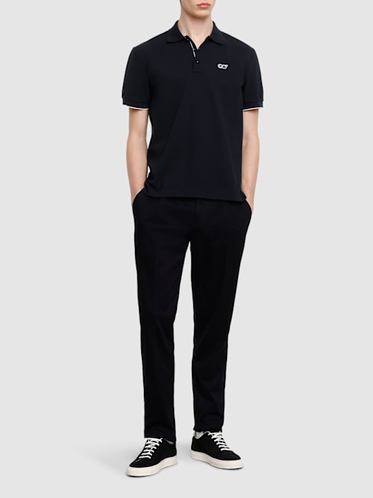 Alphatauri: Junx polo - Black - men_1 | Luisa Via Roma