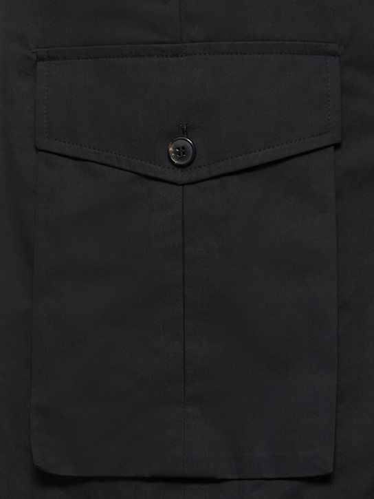 Dries Van Noten: Piers Tris shorts - Black - men_2 | Luisa Via Roma