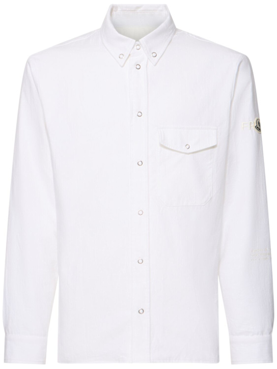 Moncler Genius: Moncler x FRGMT down shirt jacket - men_0 | Luisa Via Roma