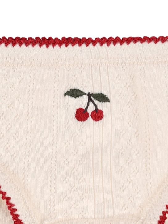 Konges Sløjd: Set di 5 slip in cotone stampato - kids-girls_1 | Luisa Via Roma