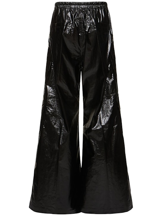 Rick Owens: Cargobelas cotton wide pants - Black - men_3 | Luisa Via Roma