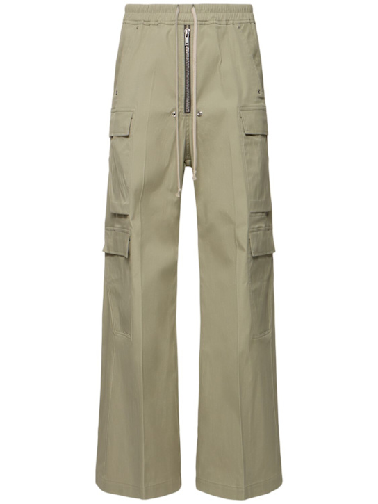 Rick Owens: Cargobelas cotton pants - Green - men_0 | Luisa Via Roma