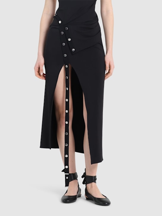 The Attico: Ballerine Cloe 10mm - Nero - women_1 | Luisa Via Roma