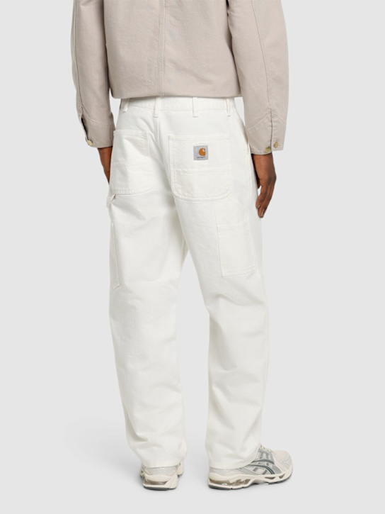 Carhartt WIP: Single-knee Dearborn denim jeans - Wax Rinsed - men_2 | Luisa Via Roma