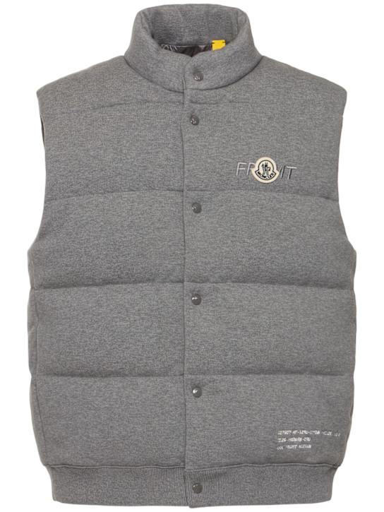 Moncler Genius: Moncler x FRGMT cotton down vest - men_0 | Luisa Via Roma