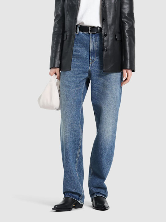 Golden Goose: 45mm Debbie leather ankle boots - Black - women_1 | Luisa Via Roma