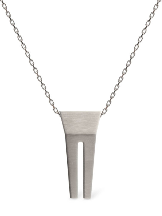 Rick Owens: Trunk charm necklace - Palladio - men_0 | Luisa Via Roma
