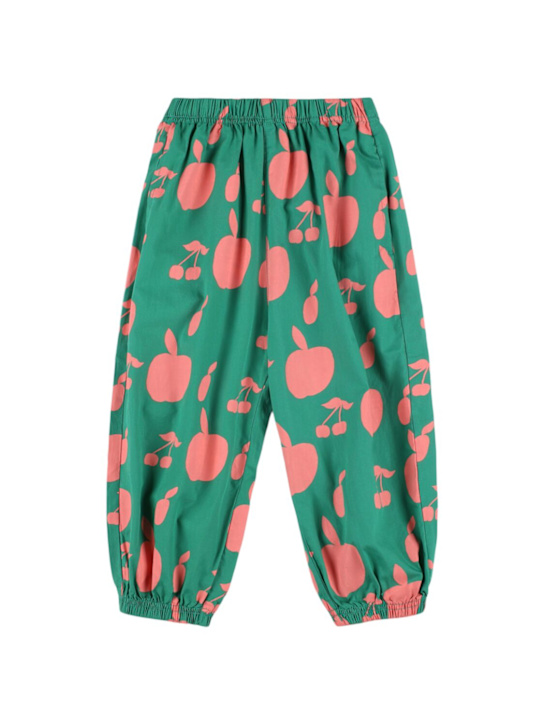Jellymallow: Pantalones deportivos con estampado - Verde - kids-girls_0 | Luisa Via Roma