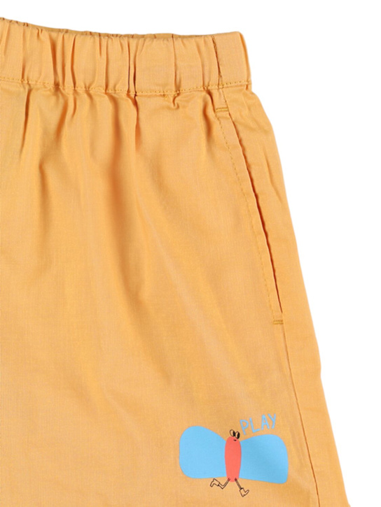 Jellymallow: Shorts in cotone stampato - Arancione - kids-boys_1 | Luisa Via Roma