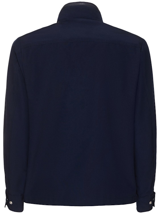 Moncler: Noues tech field jacket - Navy - men_4 | Luisa Via Roma