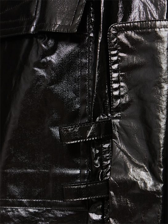 Rick Owens: Stefan cargo cotton shorts - Black - men_4 | Luisa Via Roma