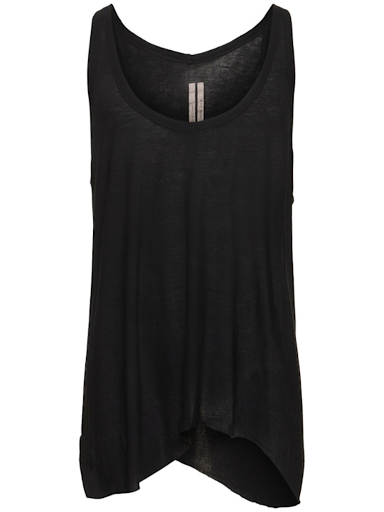 Rick Owens: Lo Cut Tank top - Black - men_0 | Luisa Via Roma