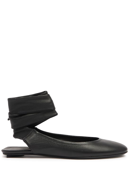 The Attico: Ballerine Cloe 10mm - Nero - women_0 | Luisa Via Roma