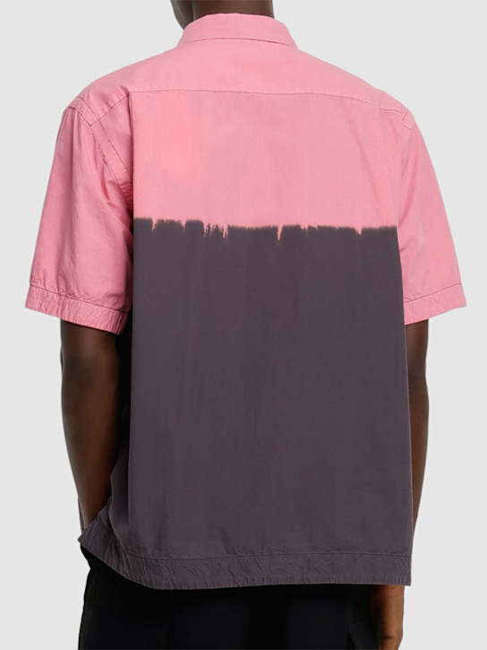 Sacai: Garment dyed shirt - Grey - men_2 | Luisa Via Roma